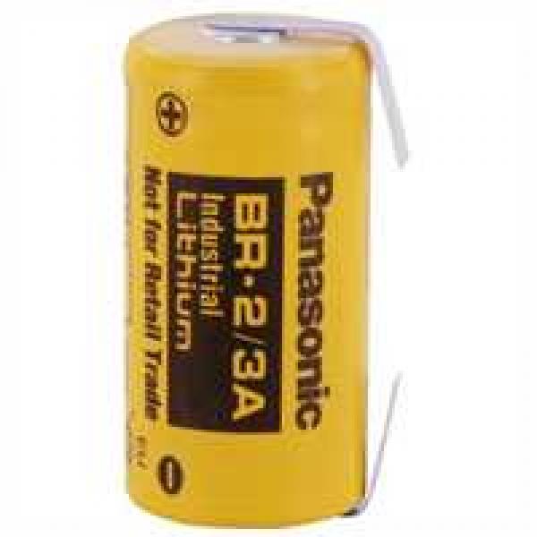 Lithium Batterie 3V 2/3A 2Pin 1200mAh 17x33,5mm