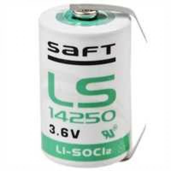 SAFT Lithium 3,6V 1/2 AA m. LF EV